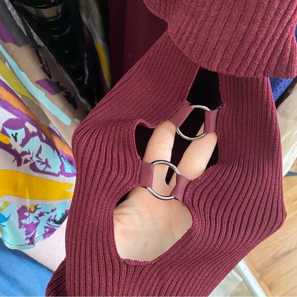 NEW INC International Concepts off shoulder sweater dress - Picture 6 of 7